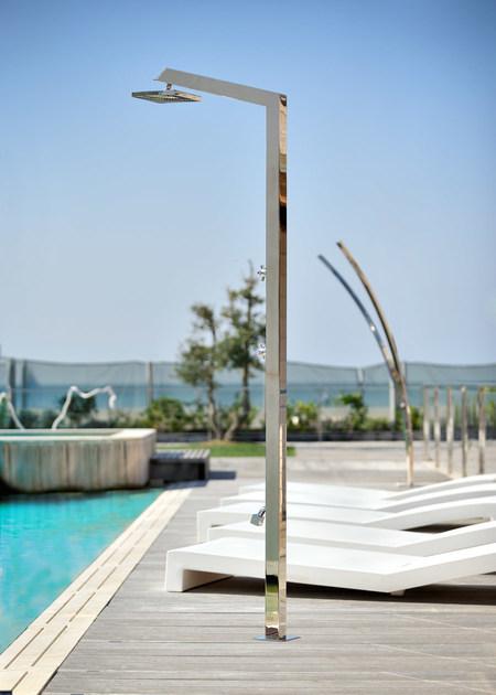 Inoxstyle Летний душ из нержавеющей стали Tecno cube 01015 l - Вид №1