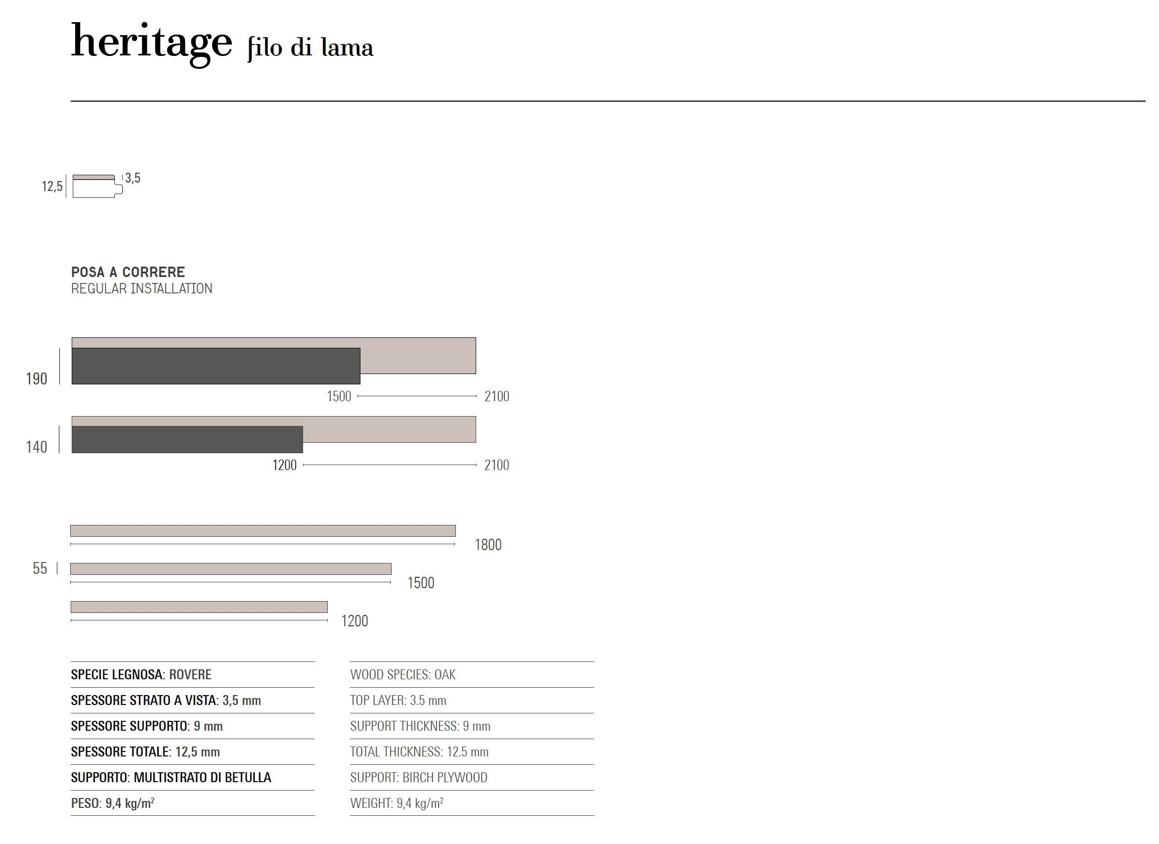 Дубовый паркет Listone Giordano наследие лезвие ARCH-00034001 - Вид №2