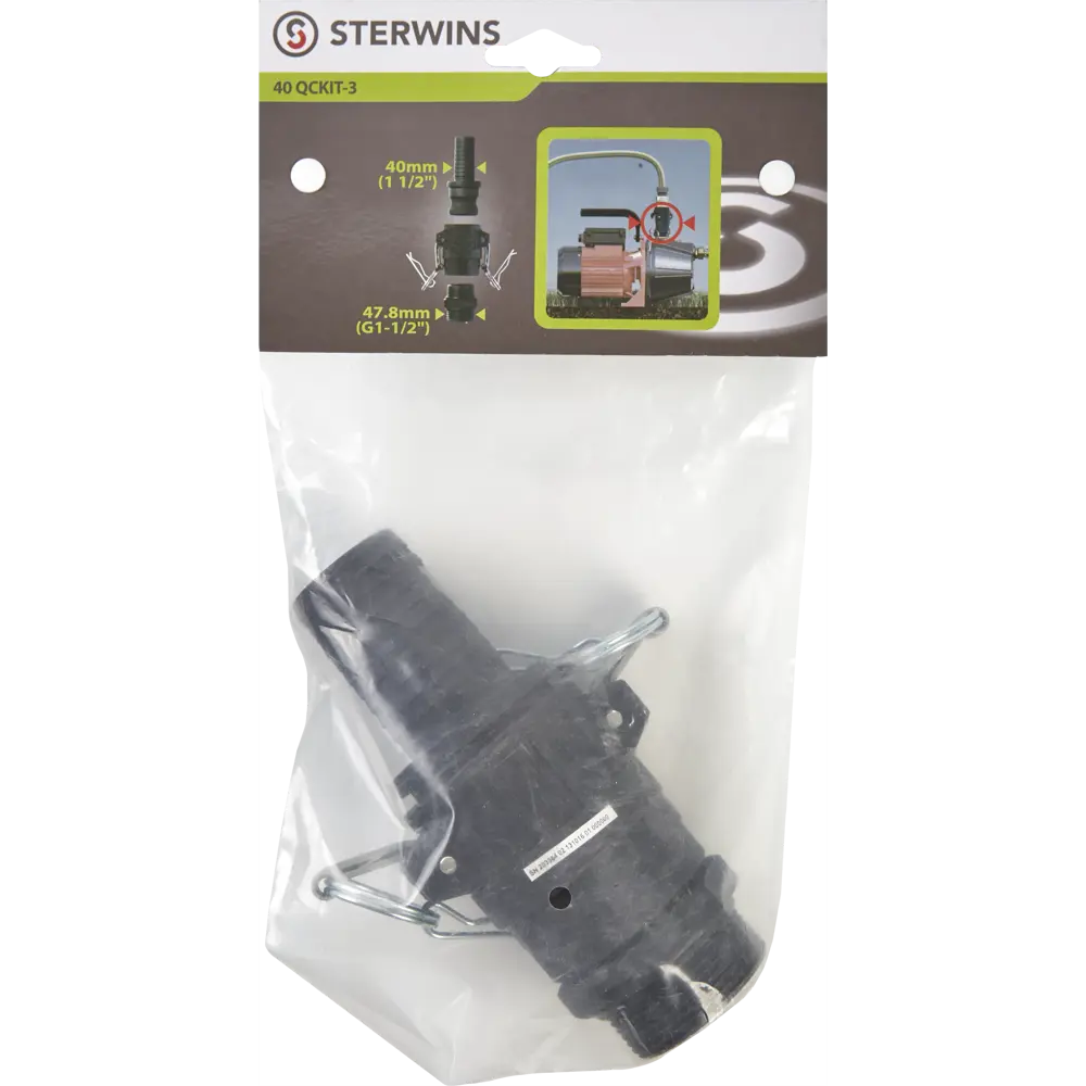 Быстрый разъем STERWINS комплект Г1 1/2 шланг 38 мм 17983761 STLM-2130882  - Вид №2