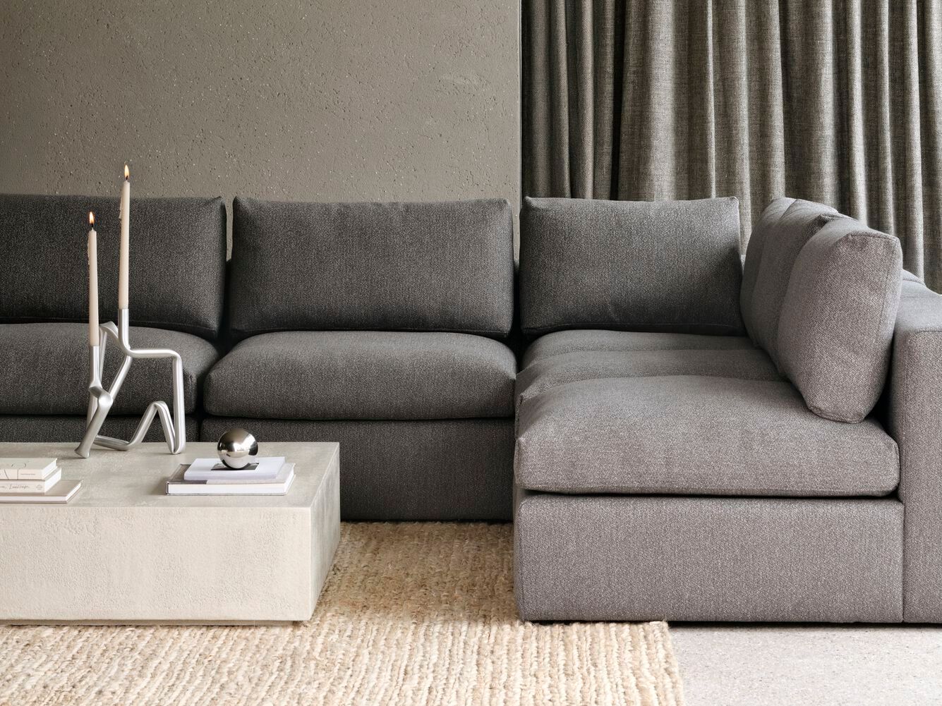 Модульный тканевый диван Ethnicraft Mellow ARCH-00146575 - Вид №1