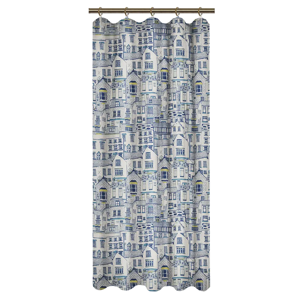 Штора на ленте для кухни «Город» 145x180 см цвет мультиколор LINEN WAY STLM-2121869