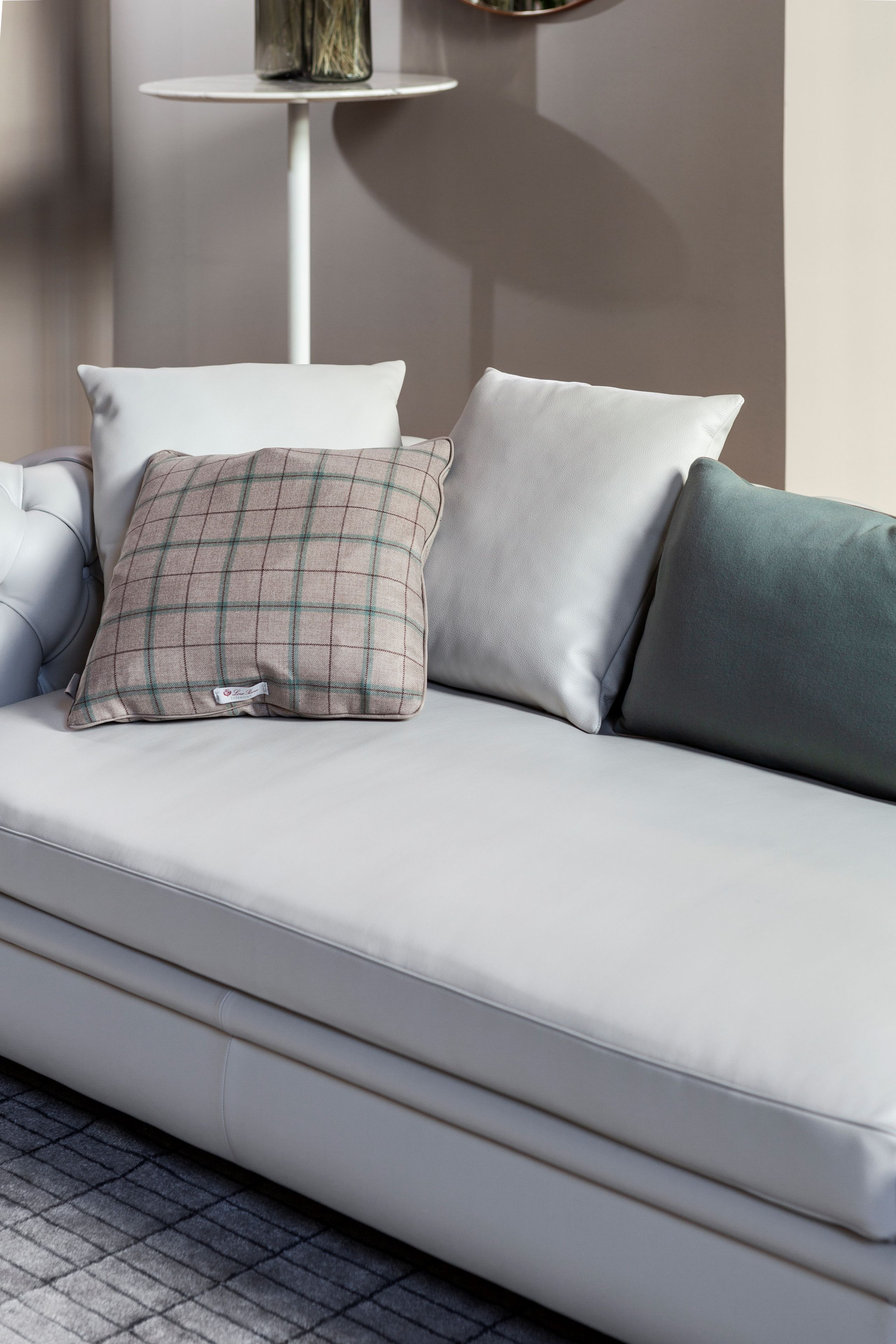 Шерстяная квадратная клетчатая подушка Poltrona Frau коллекция-мебель и аксессуары ARCH-00143763 - Вид №7