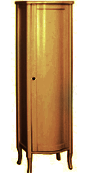 Витрина MIGLIORE Bella ML.BLL-VE450.DR с дверцей, нежно-розовый  - Вид №3