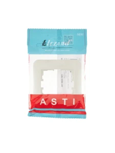 ASTI Рамка 1-ая горизонтальная б/вст жемчужно-белый перламутр