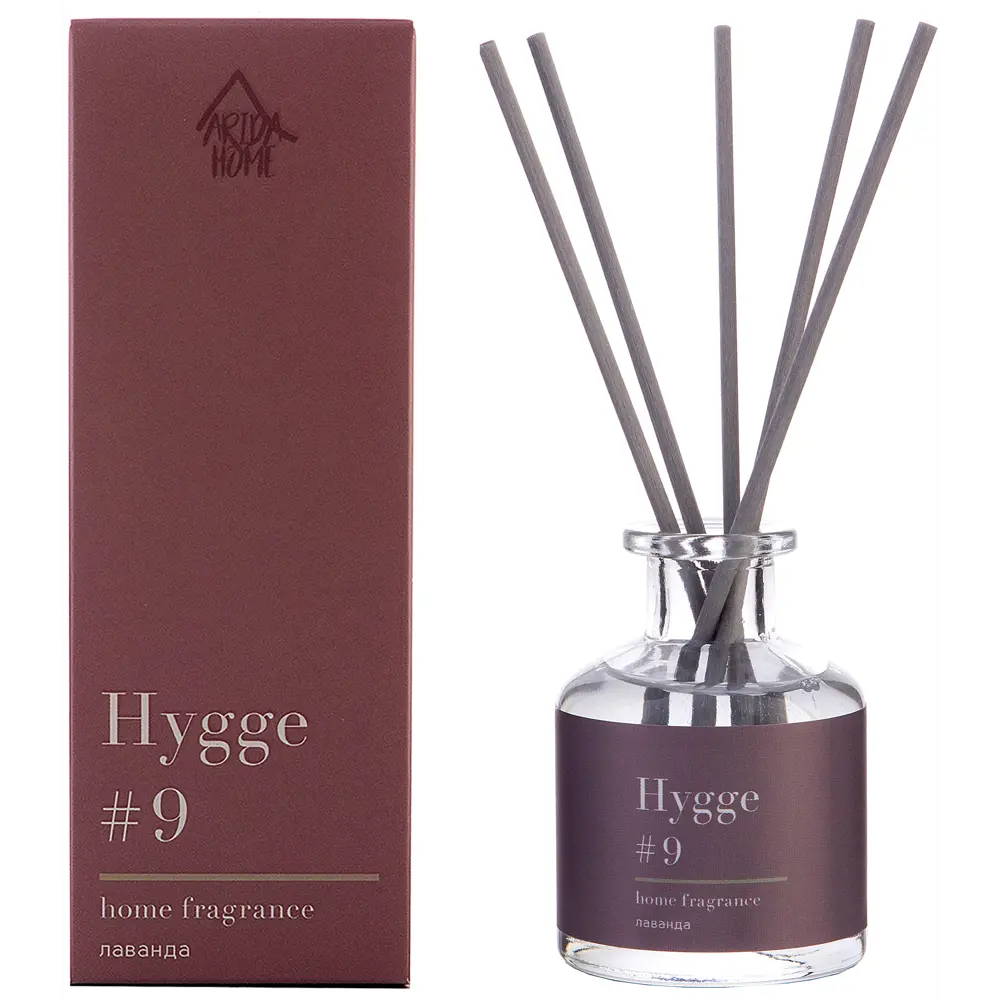 ARIDA HOME Диффузор Hygge №9 с ароматом лаванды для уютной атмосферы 89144896 STLM-0079075