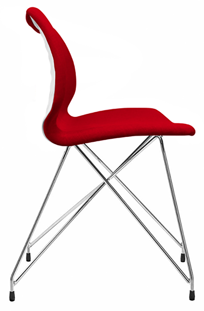 Uni 553M Стул с каркасом из стальной проволоки. Оболочка из пропитанного полипропилена. Et al. Uni - Вид №1