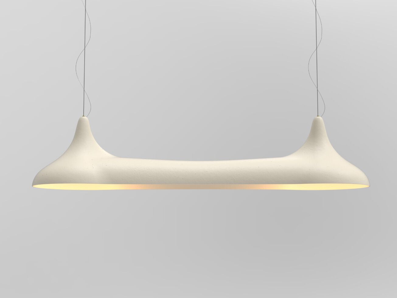 Светодиодный подвесной светильник из стекловолокна GANSK TUBA ARCH-00042059 - Вид №1