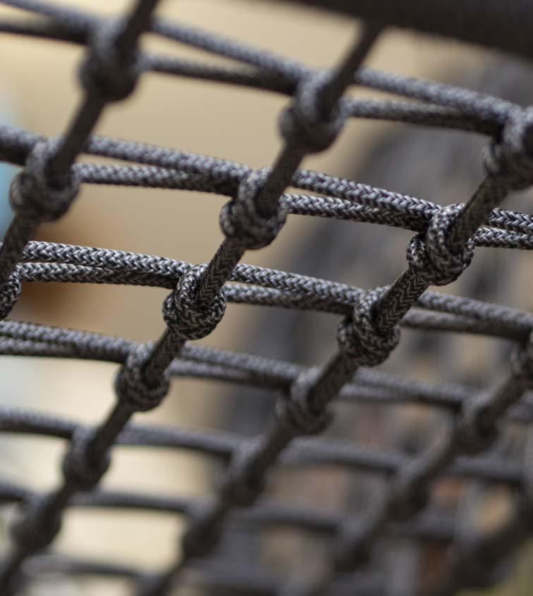 Штабелируемое кресло из морской веревки с подлокотниками Tonon Sailor ARCH-00118972 - Вид №1