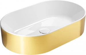 945850 Накладная раковина на столешницу  овальная GSI ceramica