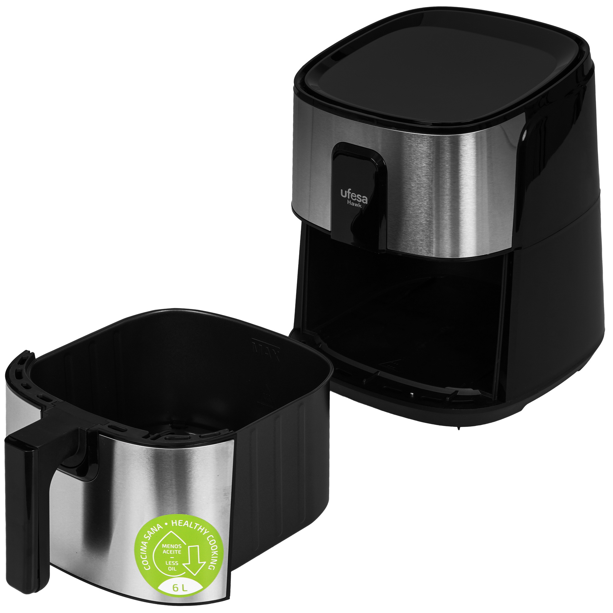 9277369 Аэрогриль Ufesa Hawk черный STDN-0111263 - Вид №4