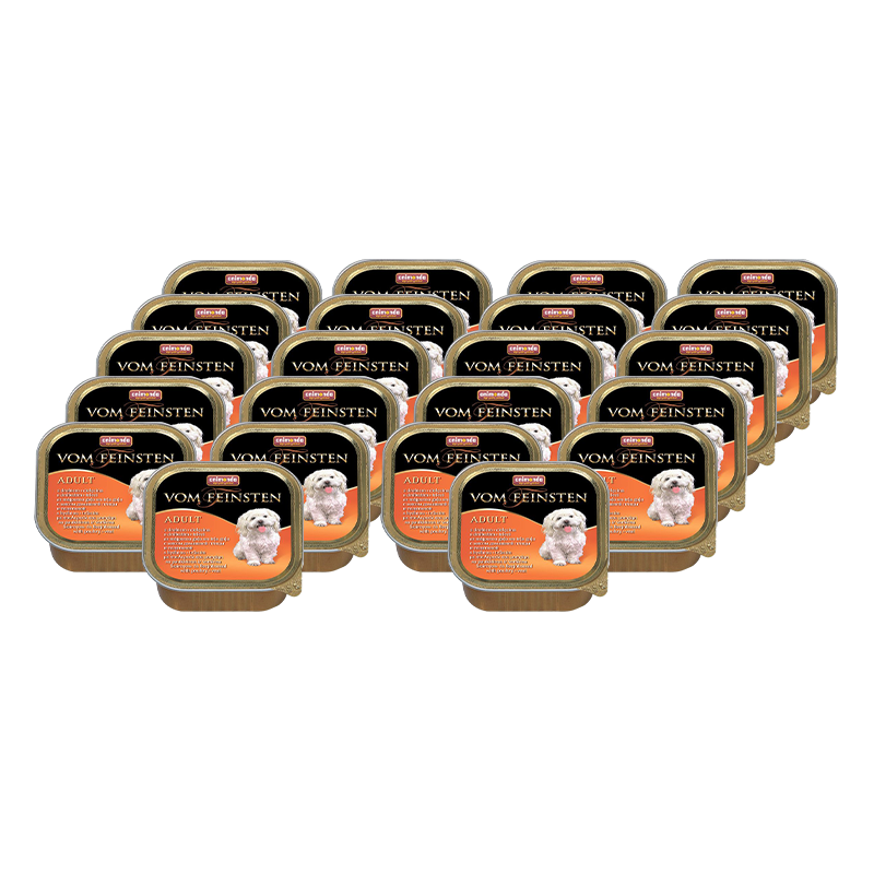 ПР0004585*22 Корм для собак Vom Feinsten Classic Домашняя птица, телятина конс. 150г (упаковка - 22 шт) Animonda 