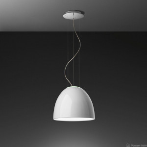 Artemide A244900 NUR MINI GLOSS белый подвес