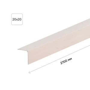 Угол ПВХ 20x20x2700 мм розовый 18324468 STLM-2053861
