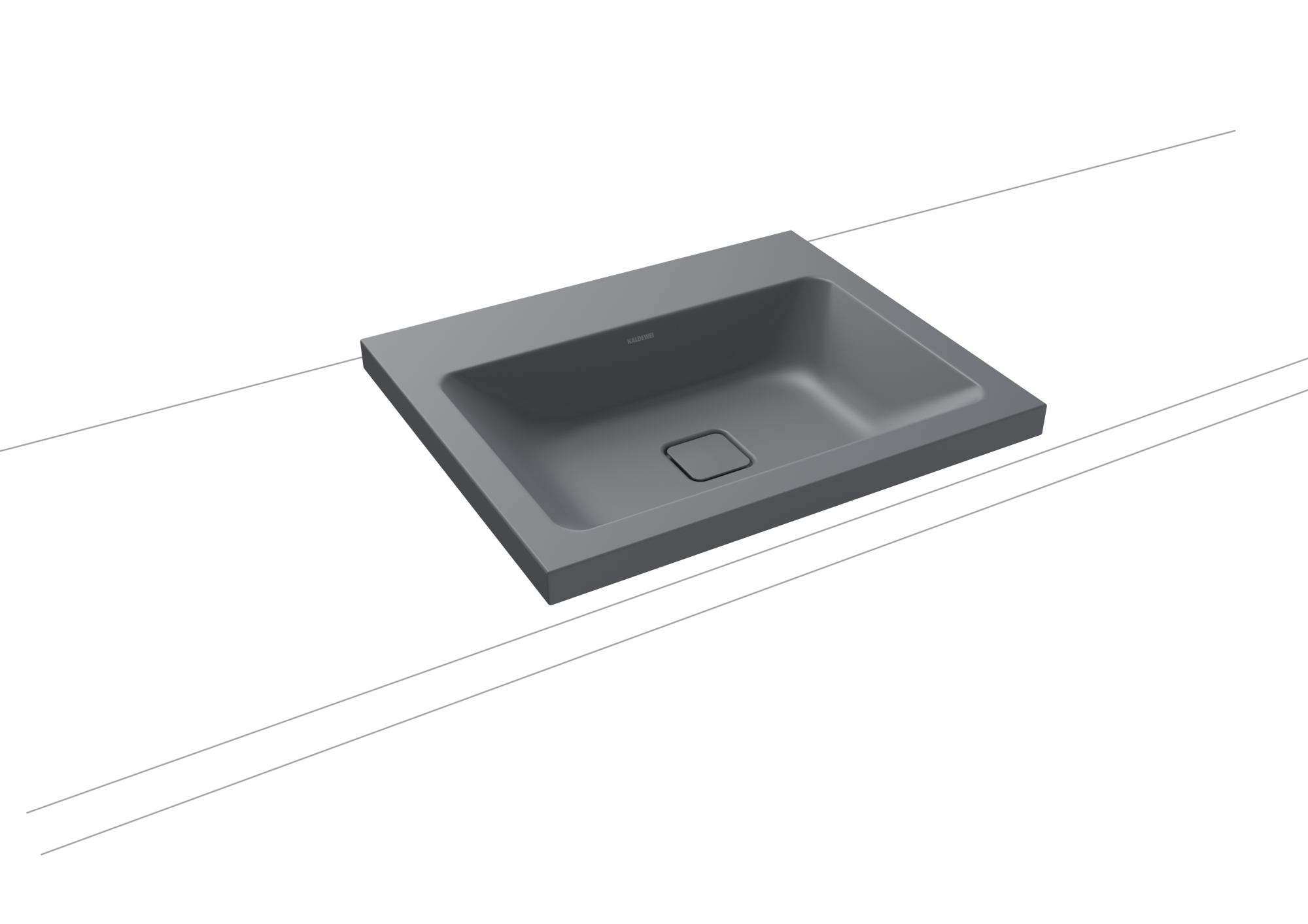 Умывальник KALDEWEI Сталь эмалированная 3083 455 холодный серый 70 30833083455 