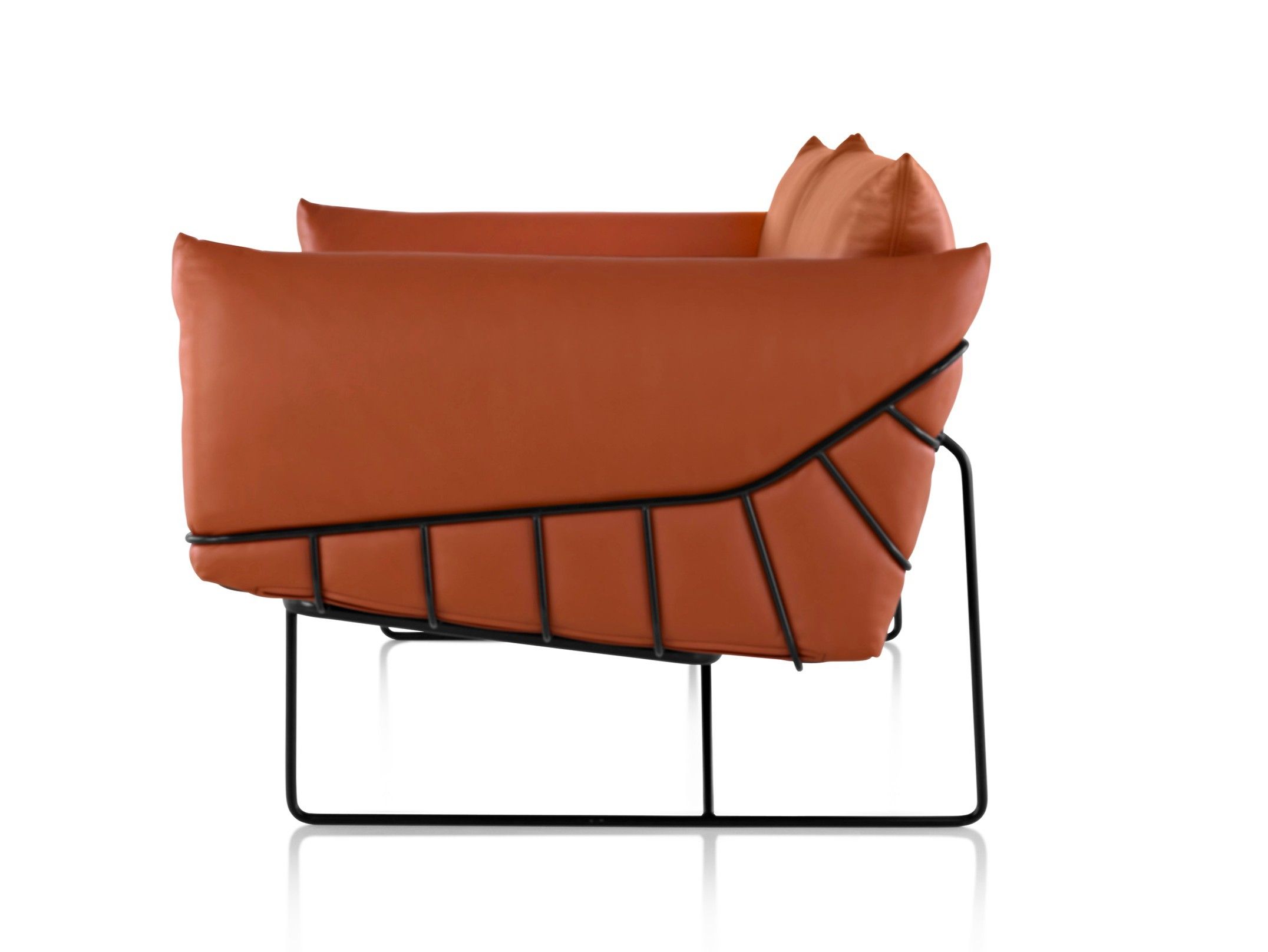 2-местный кожаный диван Herman Miller каркасный ARCH-00027512 - Вид №2
