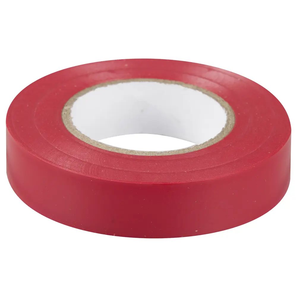 Изолента IEK красная ПВХ для электромонтажа 19 мм 12462958 STLM-0002204