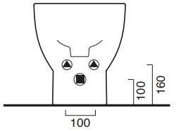 1bili00 Биде напольное NEW LIGHT CERAMICA CATALANO - Вид №3