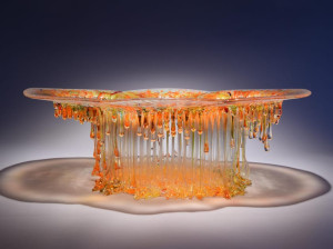 Стеклянная скульптура / центральный элемент