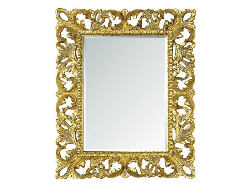 Прямоугольное зеркало с металлической рамой Gaia Mobili Complements ARCH-00045470