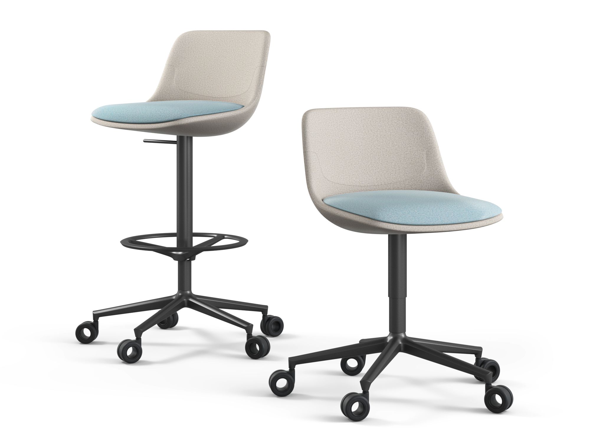 Поворотный регулируемый по высоте 5 спиц офисный стул Brunner crona ARCH-00109939