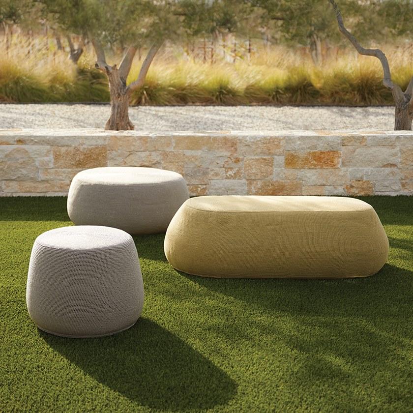 JANUS et Cie Круглый садовый пуф из полипропилена Bon vivant sun-id-1432141 - Вид №4