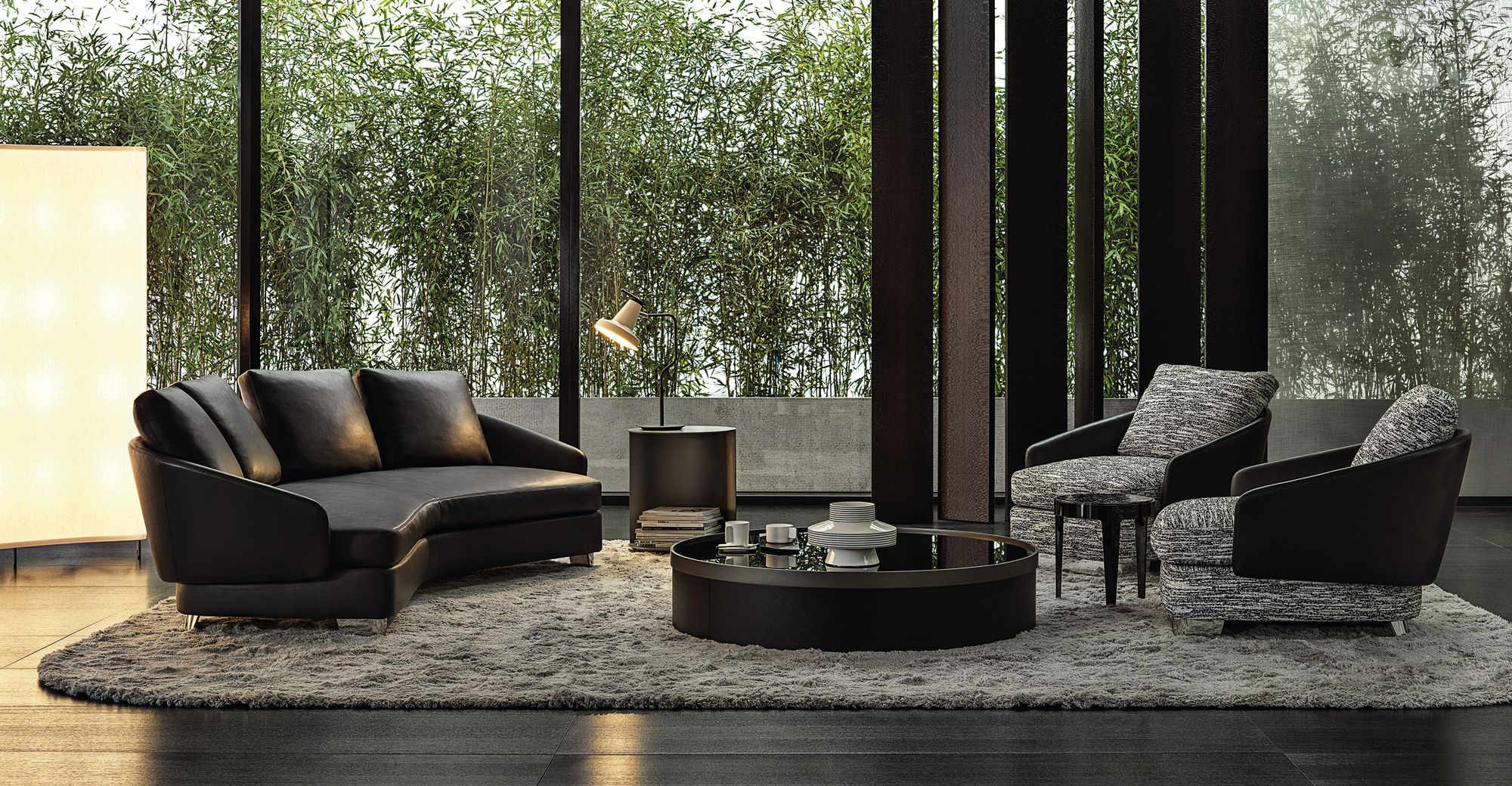 Изогнутый диван Minotti Lawson ARCH-00039478 - Вид №1