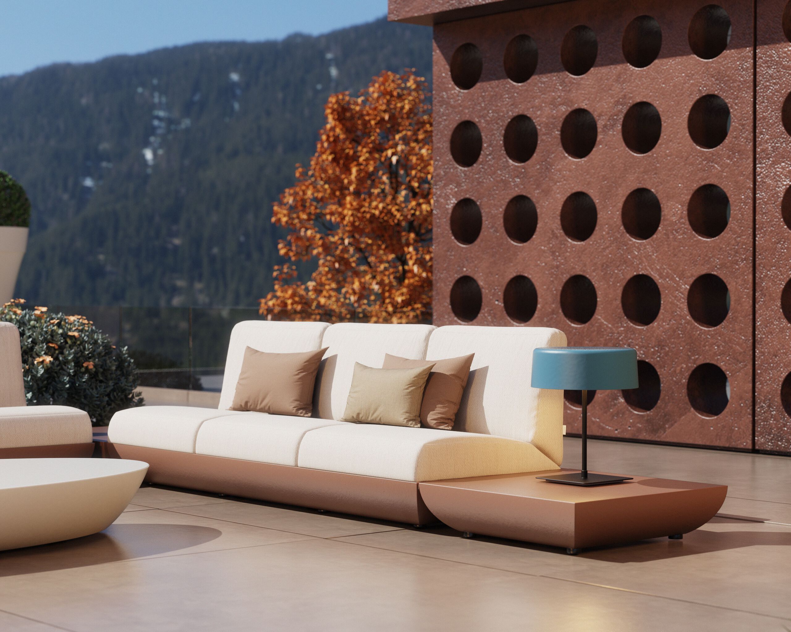 3-местный садовый диван Sunbrella® GANSK Victoria ARCH-00086655 - Вид №6