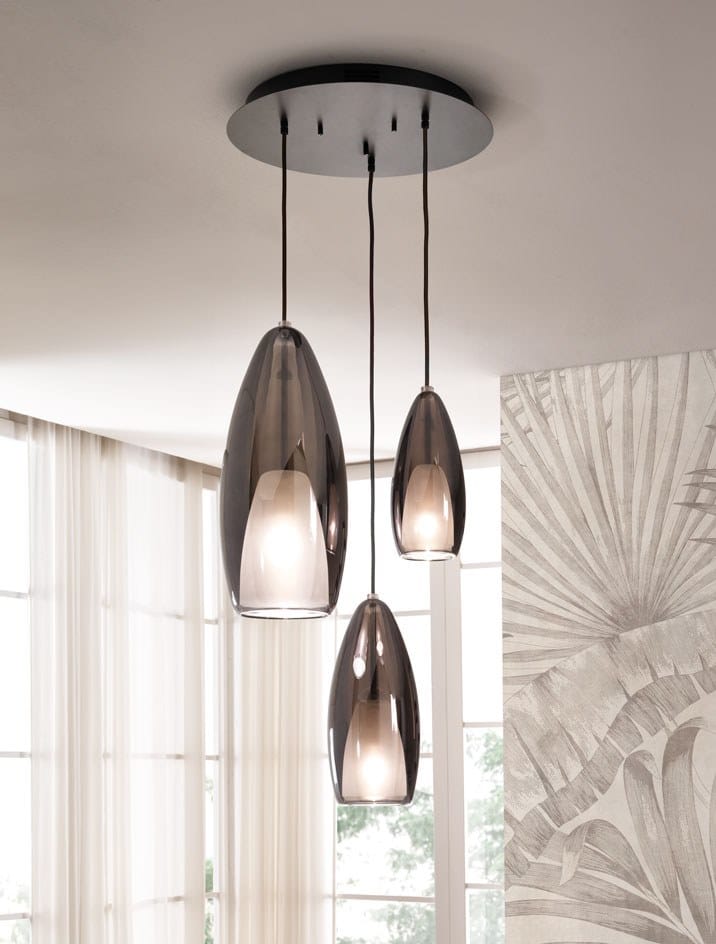 Металлический подвесной светильник из боросиликатного стекла Cangini & Tucci флейта ARCH-00030198 - Вид №4