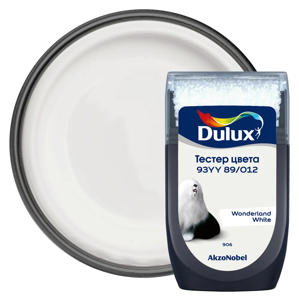Тестер краски для стен Dulux 93YY 89/012 Wonderland White 30 мл STLM-2143138