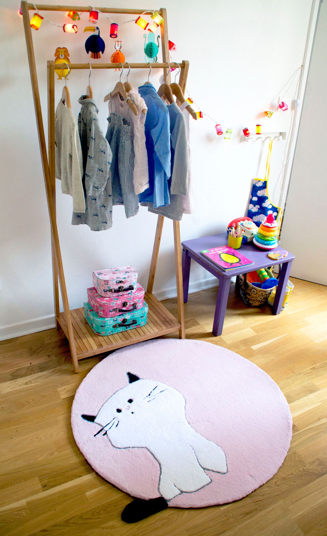 Круглый хлопковый коврик для детей Un Tapis à Paris Children ARCH-00058742 - Вид №2