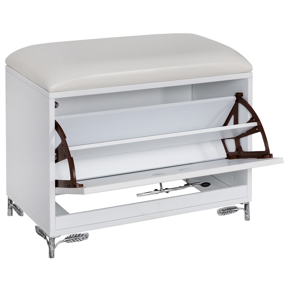 11628 Банкетка Oliva Branch Айс Античное серебро BOGACHO 4627196597426 - Вид №3