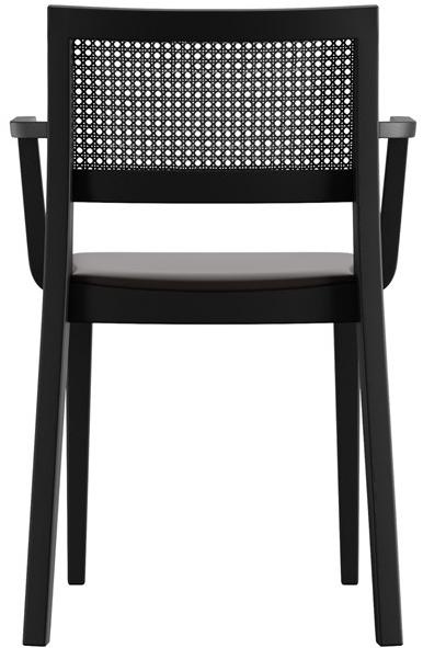 horgenglarus Штабелируемый стул из массива дерева с подлокотниками Lyra 6-540a - Вид №6