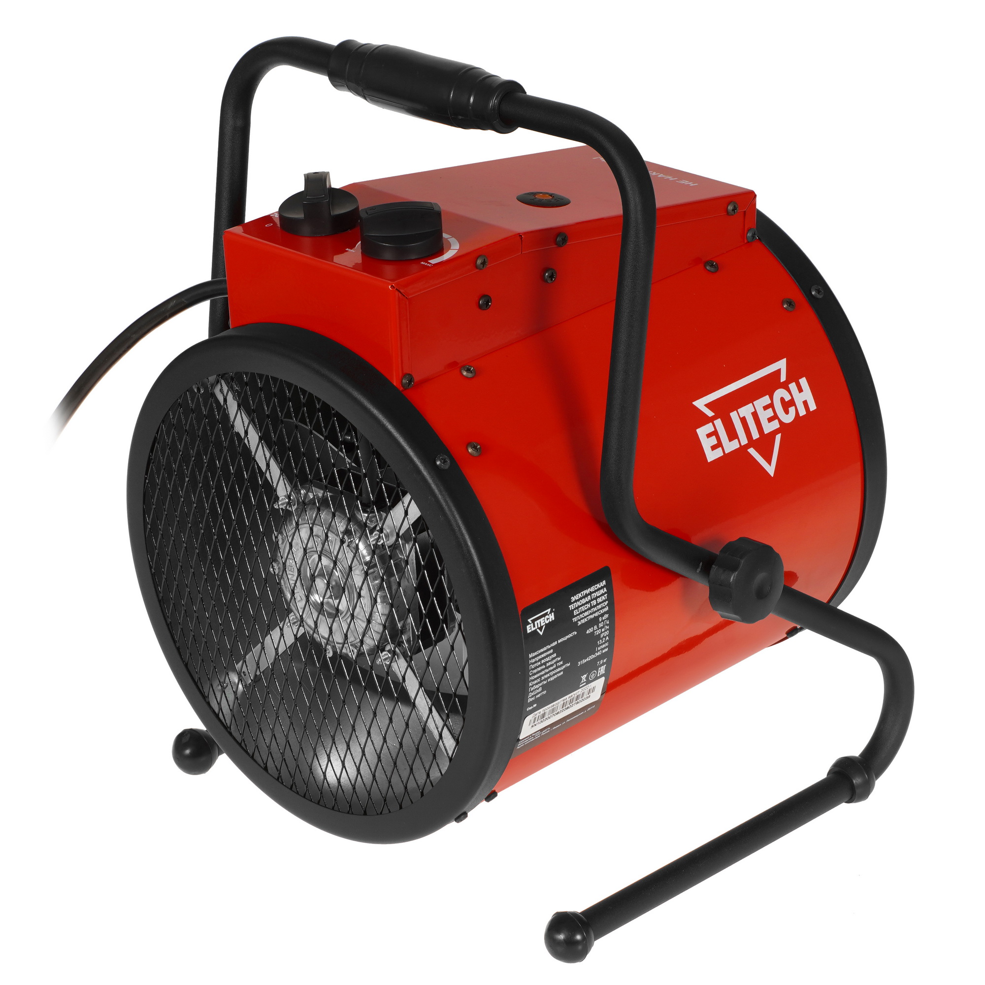 8195552 Тепловая пушка электрическая Elitech ТВ 9ЕКТ STDN-0126501 - Вид №1