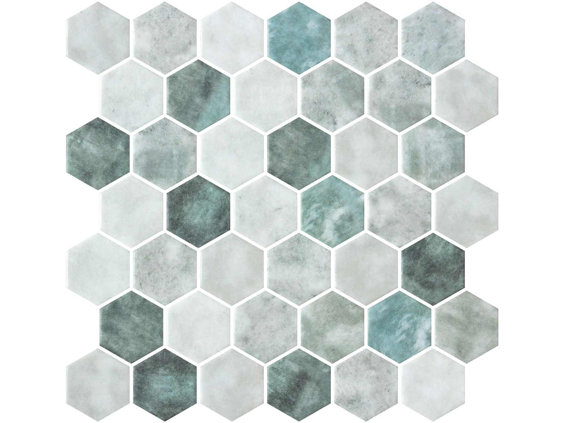 Стеклянная мозаика Onix Hex XL Shabby ARCH-00130737