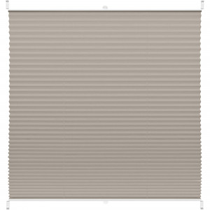 82057292 Штора плиссе «Плайн», 75х160 см, текстиль, цвет серый