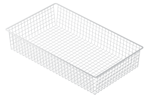 Проволочная корзина , 893х555х185 мм, белый LJPS0612 Public Steel Россия