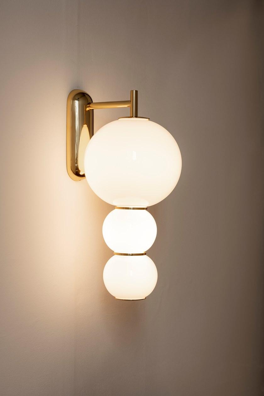 Formagenda Настенный светильник из светодиодного стекла с диммером Pearls sun-id-1461593 - Вид №26