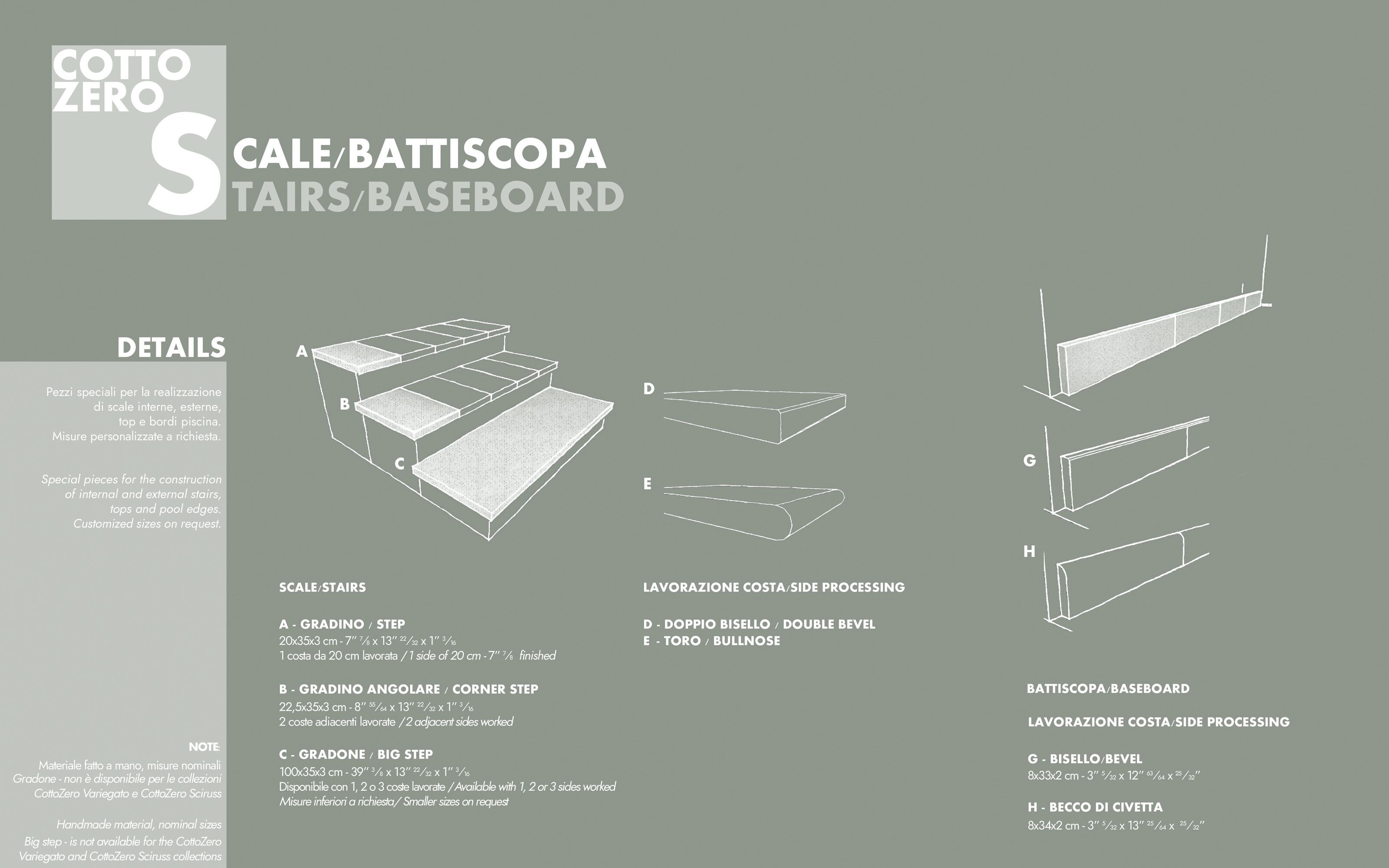 Терракотовый пол/покрытие ручной работы Danilo Ramazzotti Cotto Zero Cotto Италия / античная Италия ARCH-00050409 - Вид №4