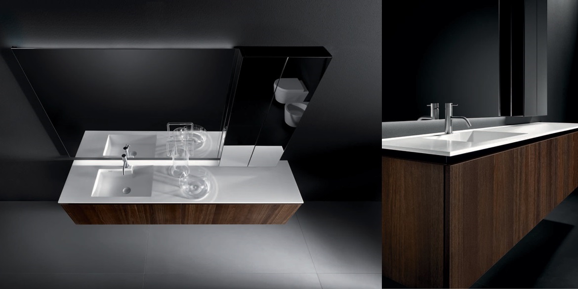 Комбинация ванной комнаты S107 в отделке INFINITY Milltek/Rovere Termocotto MILLDUE SINTESI SINTESI1075 - Вид №3