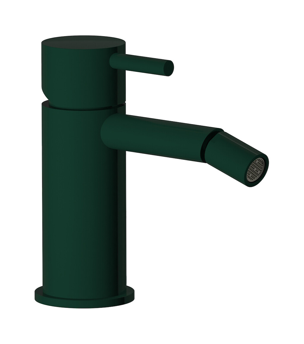Смеситель для биде на 1 отверстие в комплекте с донным клапаном. WE ARE IB co220vd Green Maddalena Colore