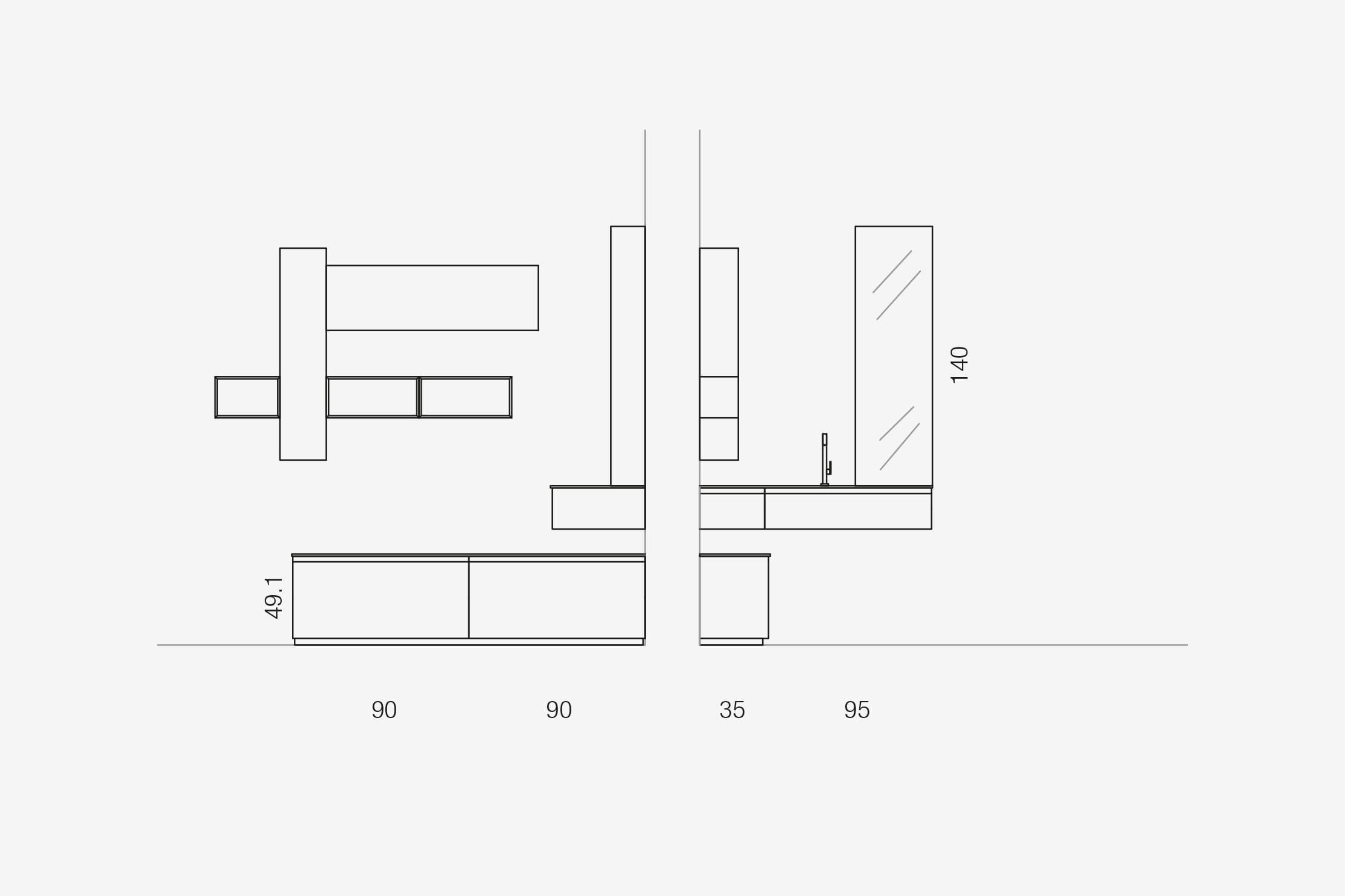Комплект мебели 34 Arcom Goya STARC251 - Вид №3