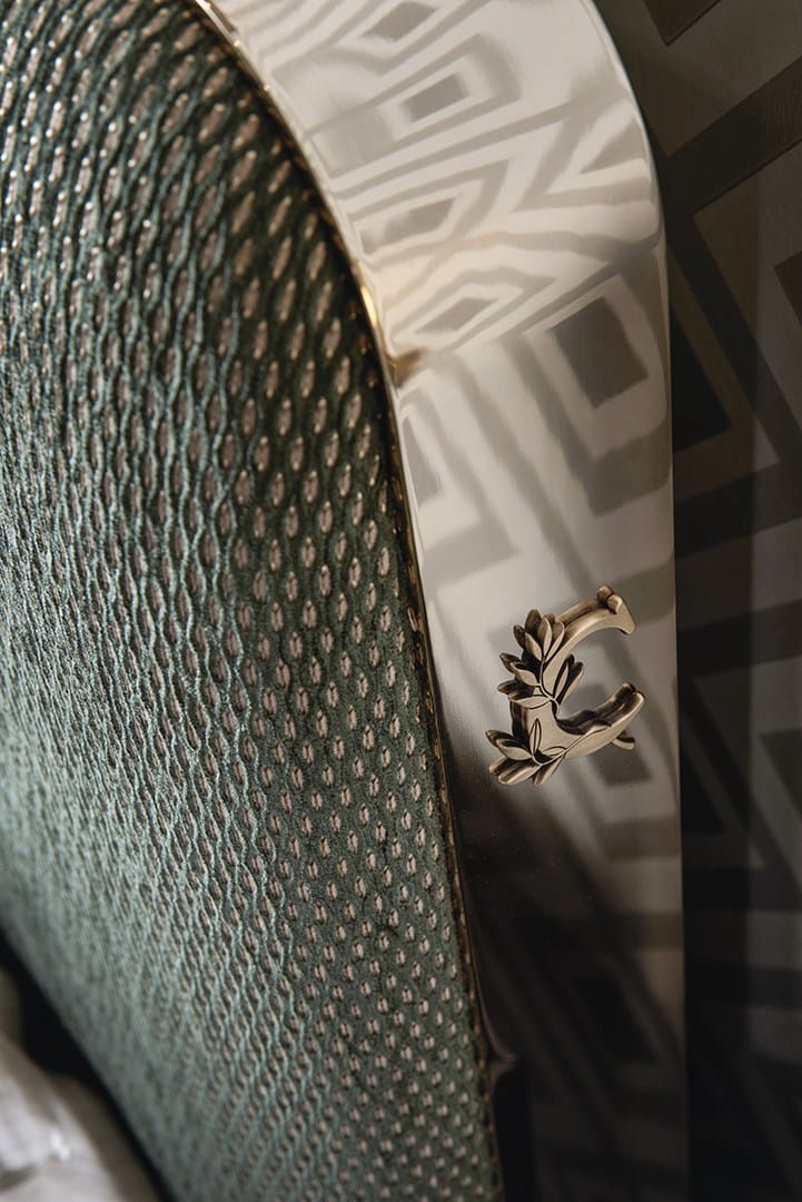 Двуспальная мягкая кровать из ткани Cantori ARCH-00087964 - Вид №4