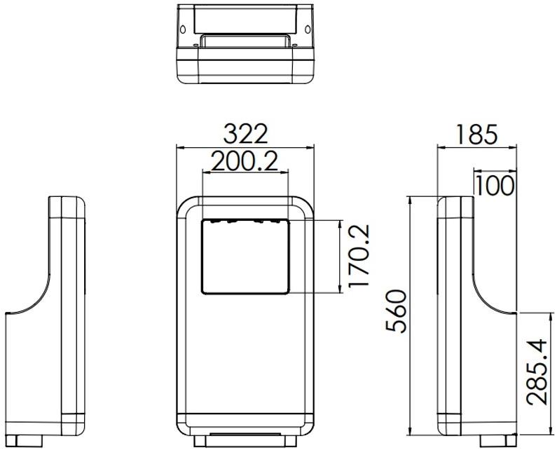 Бесконтактная сушилка для рук Presto 60362 E-DRY 60362.0 - Вид №1