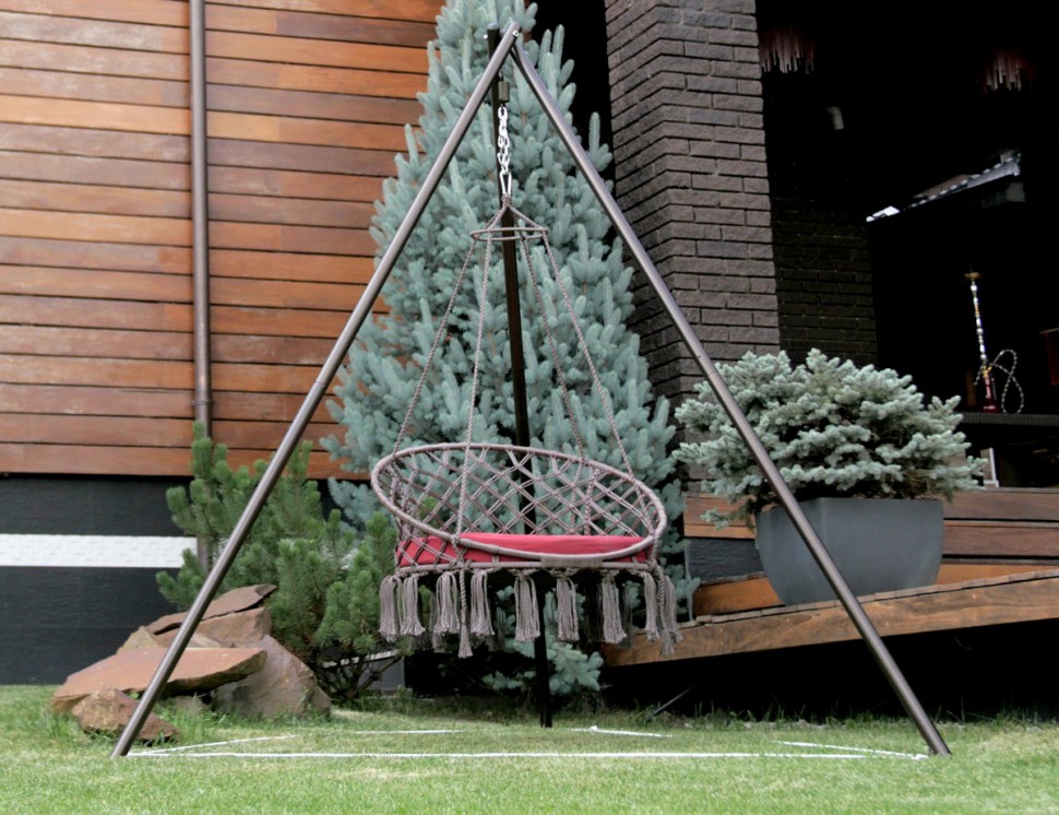 Кресло Aruba с металлическим каркасом "Майя" BESTA FIESTA  132508 Коричневый  - Вид №4