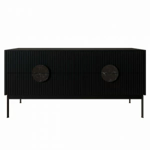 Комод низкий с четырьмя ящиками черный Alto BRAGIN DESIGN ДИЗАЙНЕРСКИЕ, LIVING 00-3862449 Черный