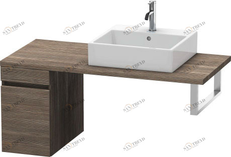 DS533005151 DuraStyle Шкафчик для консоли Сосна коричневая, декор Duravit