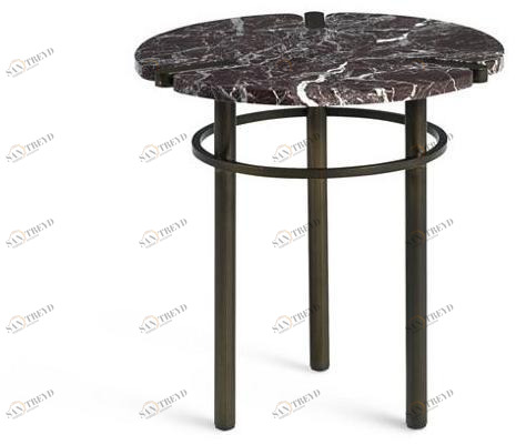 Roche Bobois Круглый столик из мрамора sun-id-1402063