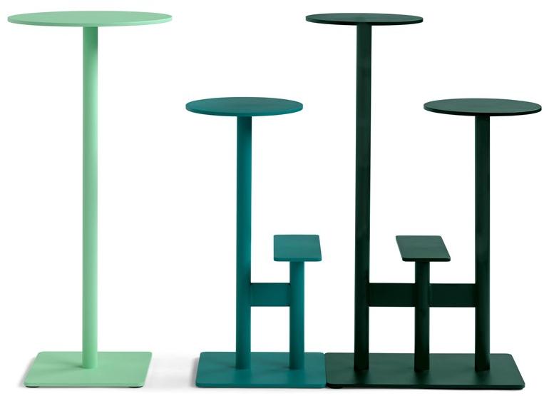 Blå Station Высокий барный стул из алюминия с подставкой для ног Combo Bla Station sun-id-1459300 - Вид №8