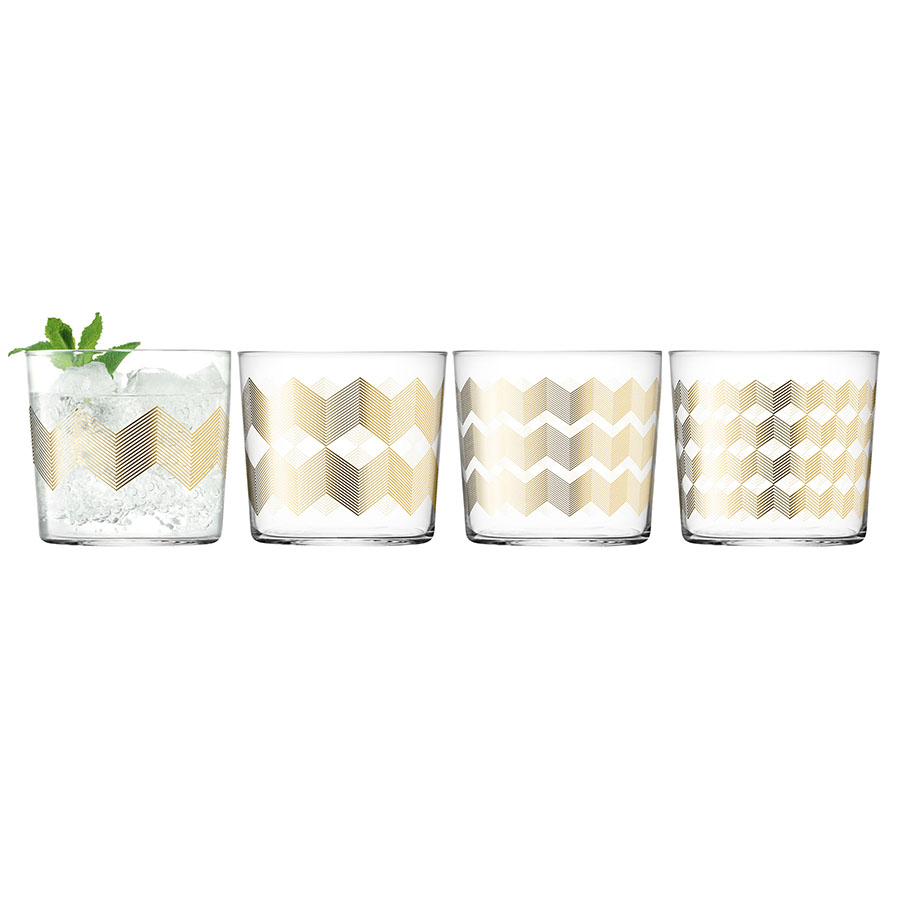 G060-09-146 Набор стаканов signature, chevron, 310 мл, 4 шт. LSA International  - Вид №6