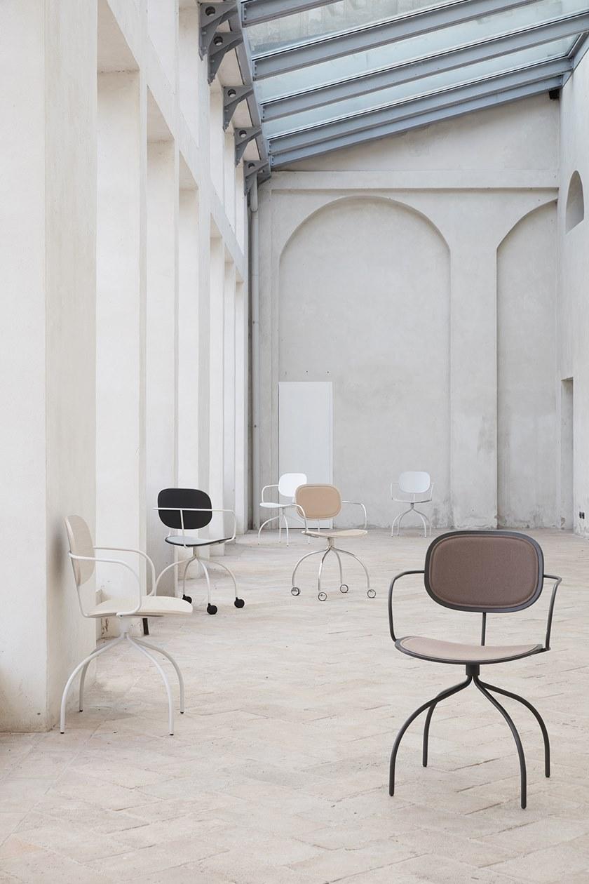 IOC project partners Офисный стул из дерева на колесиках Magenta sun-id-1374917 - Вид №4